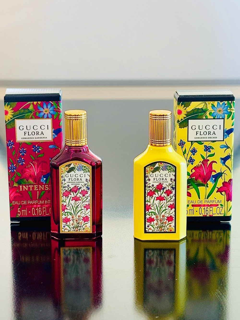 Mini Gucci Flora Gorgeous Gardenia and Orchid Fragrance EDP Set